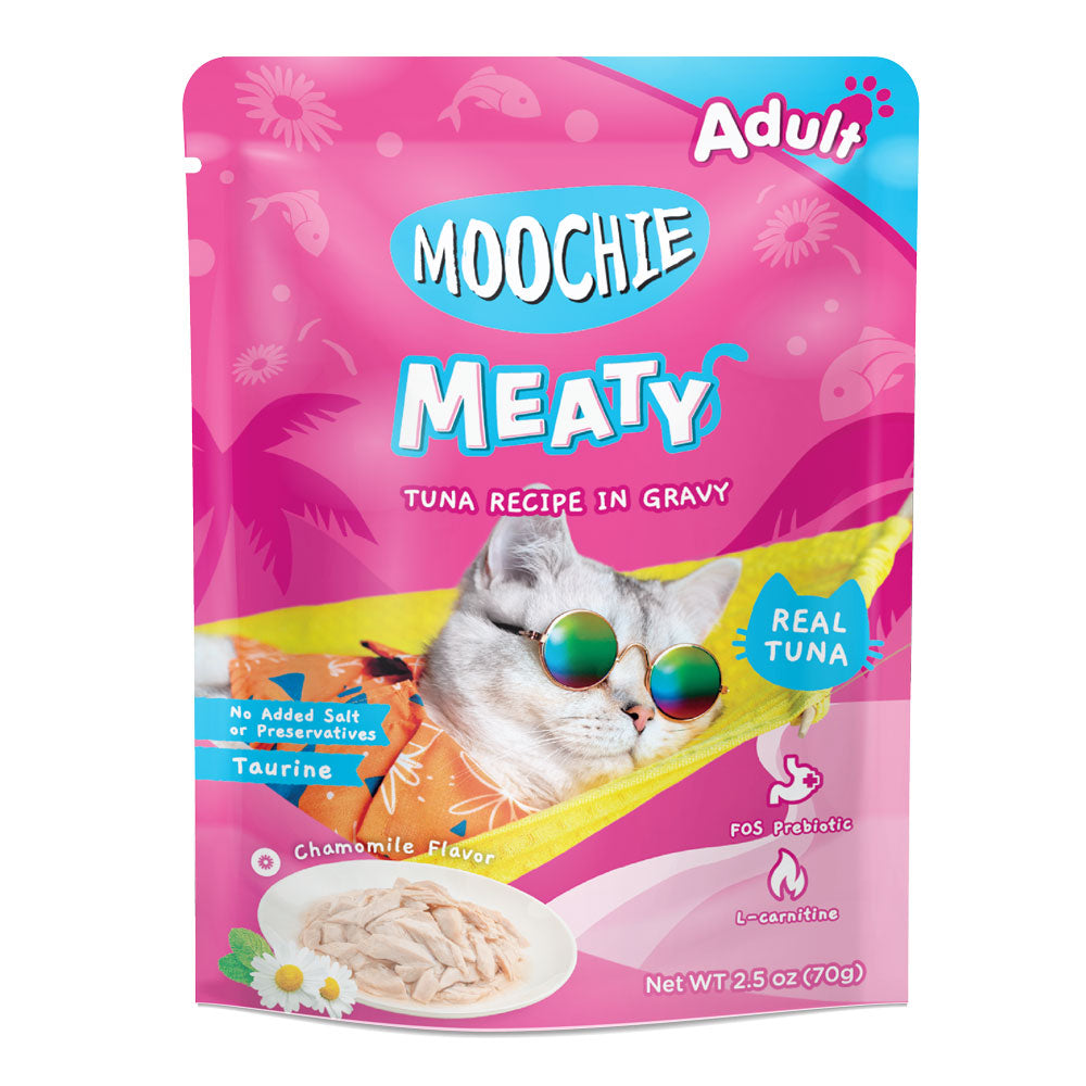Moochie Cat Food Tuna Recipe In Gravy Pouch