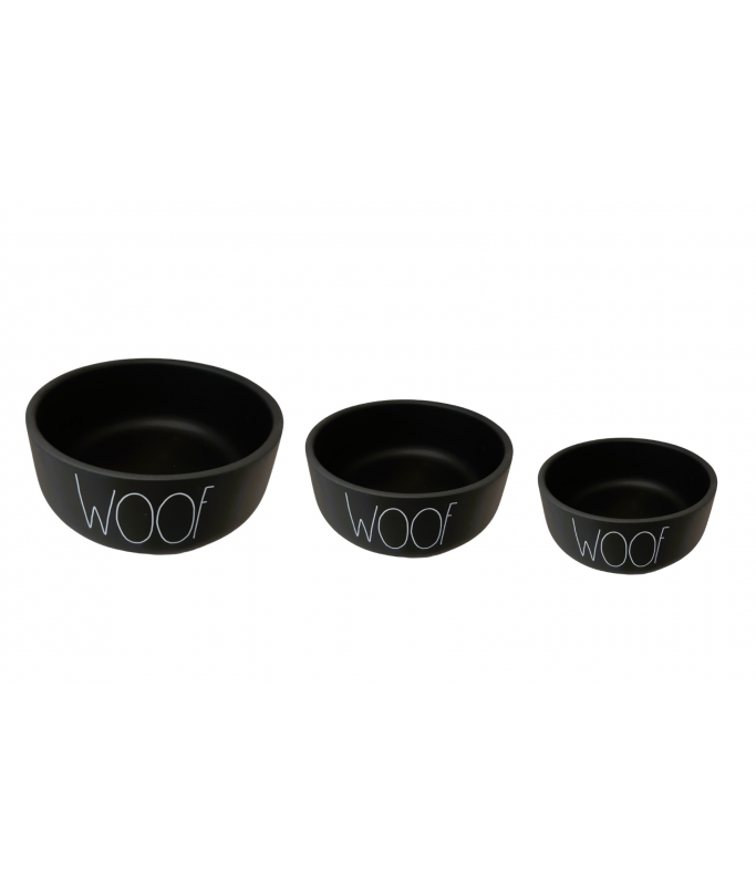 Pado S S Double Wall Bowl - Black