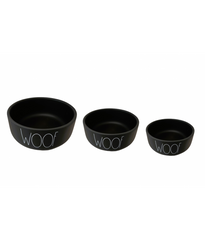 Pado S S Double Wall Bowl - Black