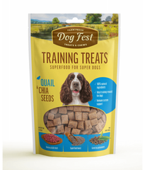 Dog Fest Training Treats Quail & Chia Seeds 90g