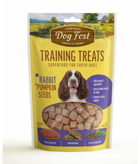 Dog Fest Training Treats Rabbit & Pumpkin Seeds 90g