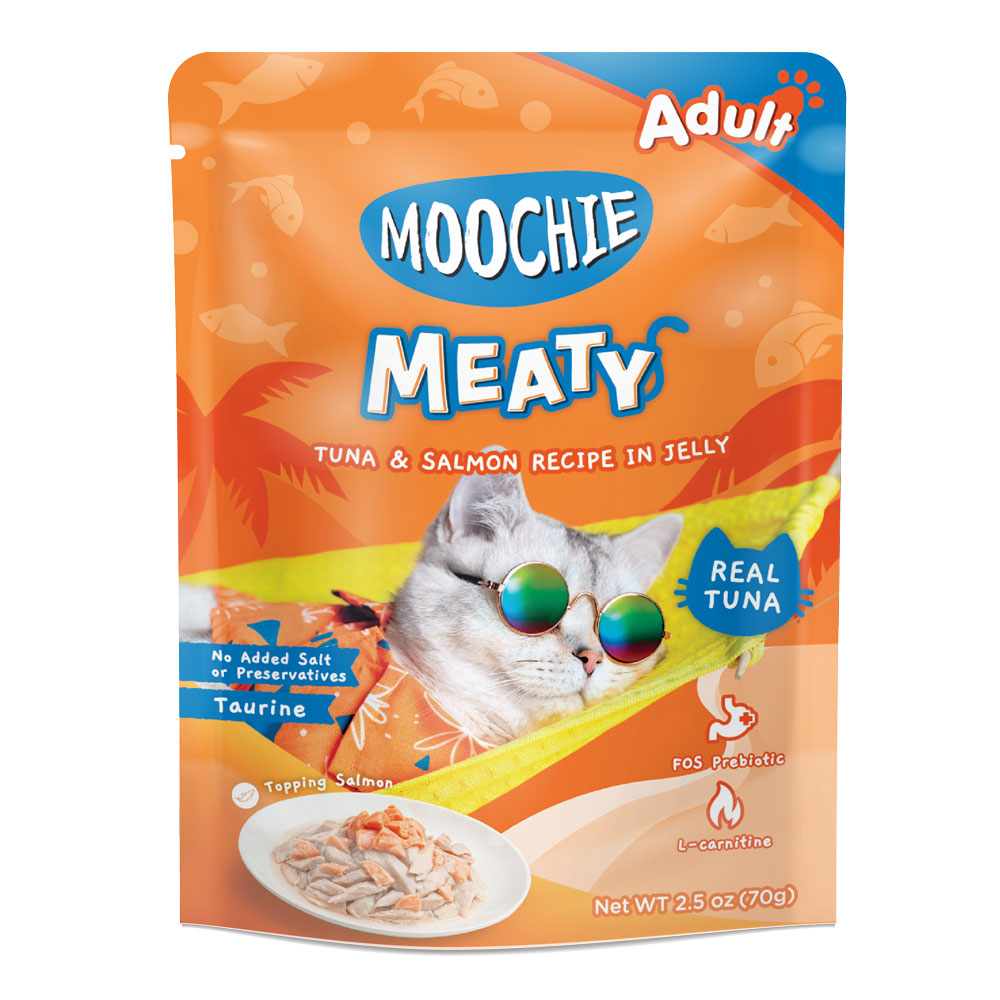 Moochies Cat Food Tuna With Salmon And Jelly