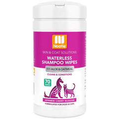 Nootie Waterless Shampoo Wipes – Japanese Cherry Blossom 70 Count