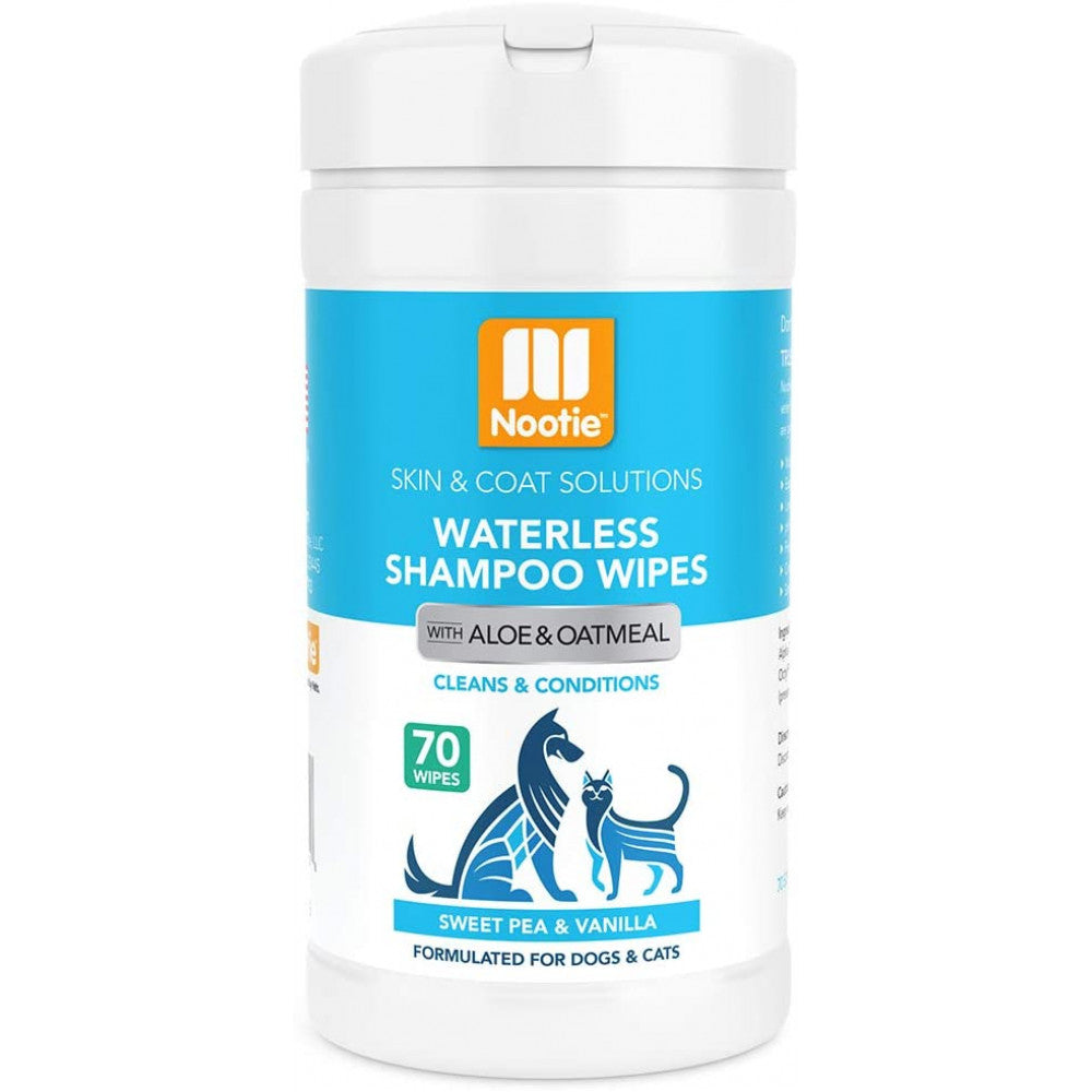 Nootie Waterless Shampoo Wipes – Sweet Pea & Vanilla 70 Count