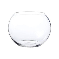 Clear Glass Bubble Bowl