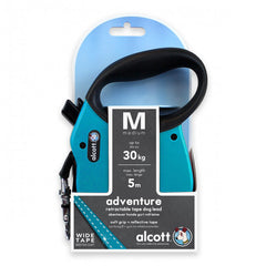 Alcott Adventure Retractable Leash -  5m - Medium
